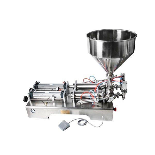Semi-automatic Double Head Bottle Filling Machine